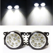 for TOYOTA AYGO WNB1 KGB1 Hatchback 2005 2009 Car styling LED Fog Lamps DRL Fog Lights