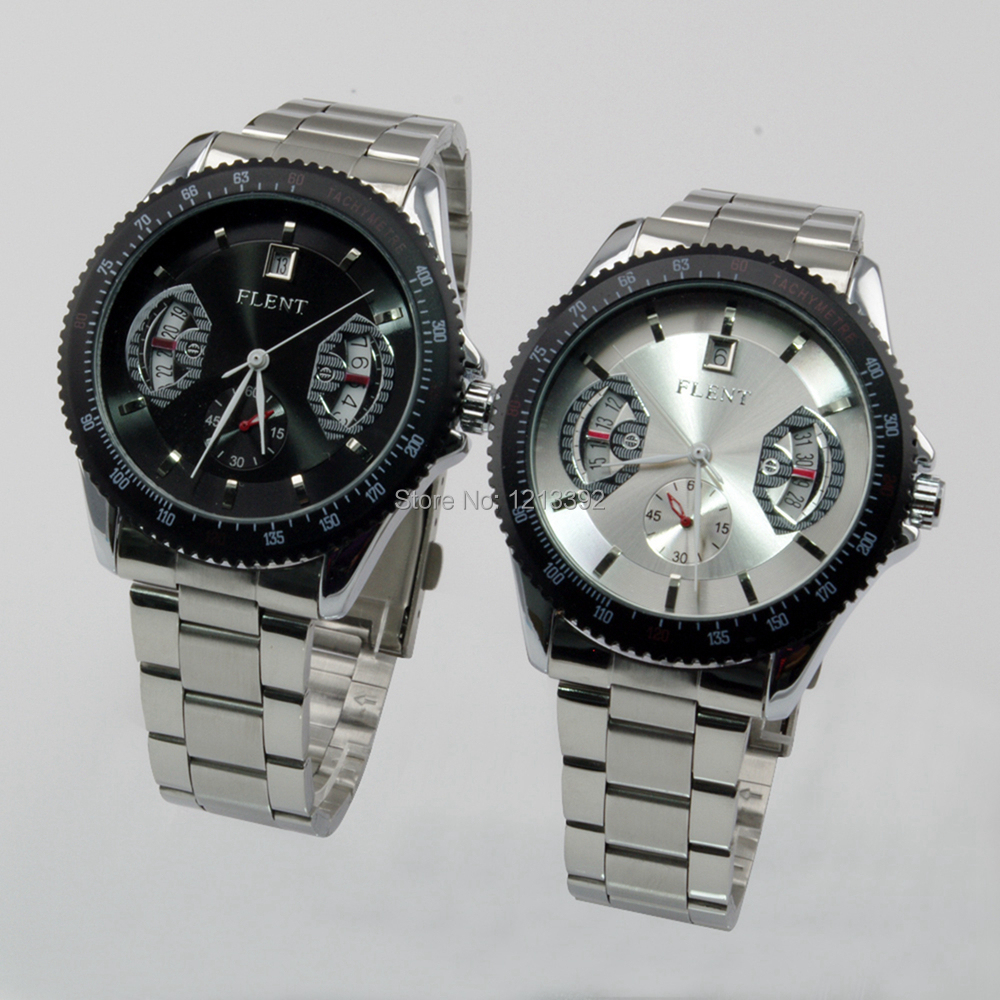 New fashion Black Bezel Stainless Steel Analog Mens Automatic Mechanical Watches Gift BS88