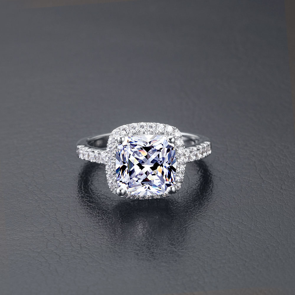 Wholesale diamond halo engagement rings