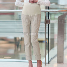 2014 Fashion New Women Pregnancy Maternity Over Bump Pencil Pants Trousers 4 Colors Size S XL