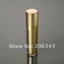 50ML gold acrylic cone-shape press pump lotion bottle, cosmetic bottle