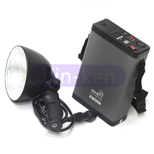 Pixco 400WS Battery Power Pack Portable Monolite Studio Flash Strobe Mobile Lighting Lightin