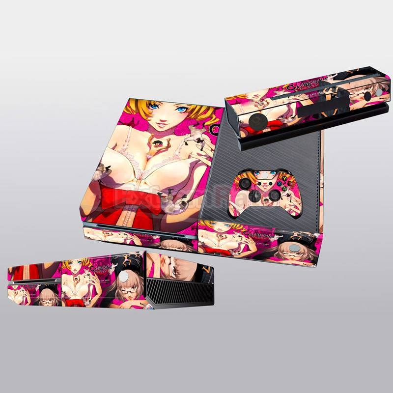 Hot Sales Sexy Lady Game Decal Skin Sticker Cover For Xbox ONE Console And Controller