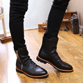 England autumn and winter men s leather high top boots Martin boots tooling boots retro motorcycle