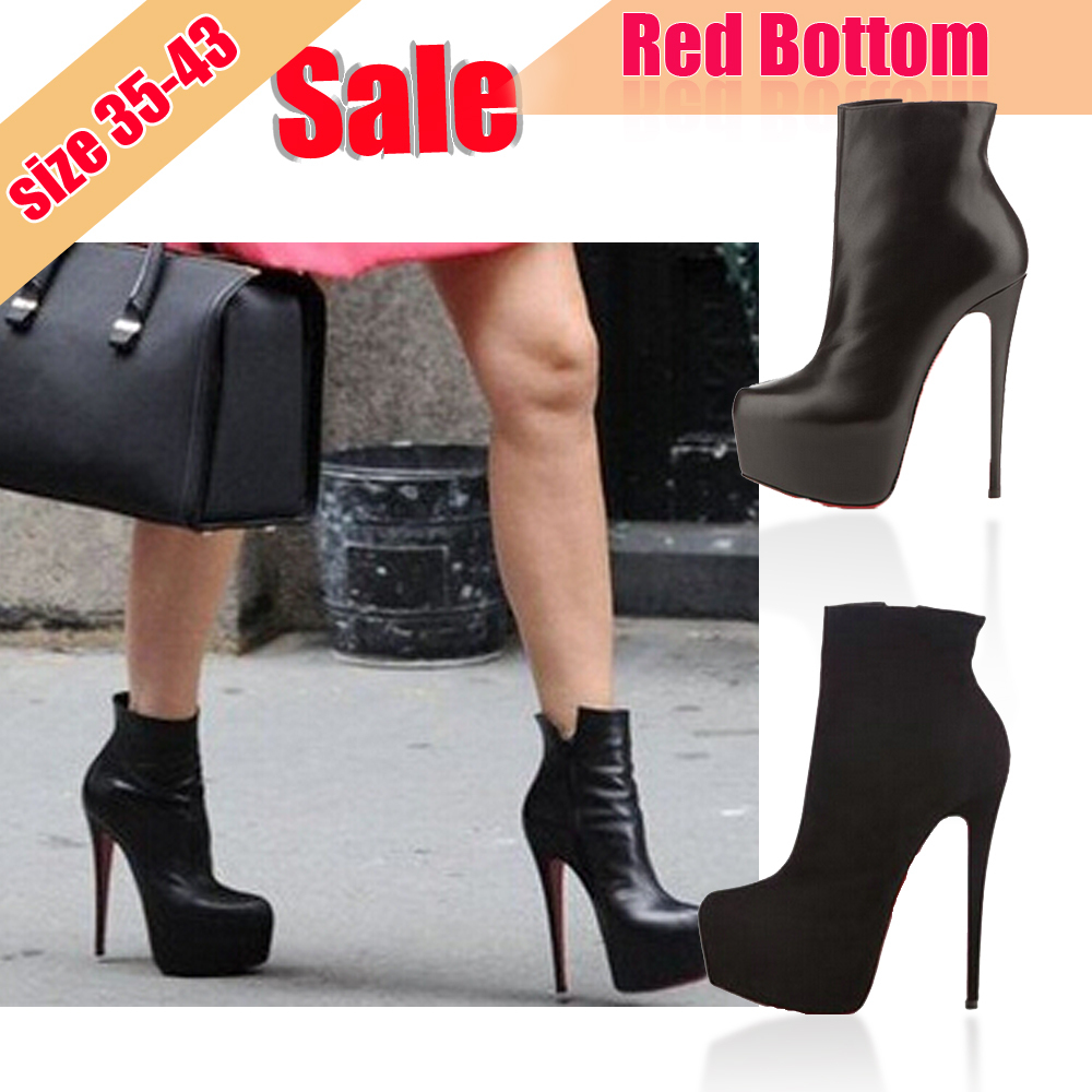 Whole Plus Size 43 Women Boots 2017 Fashion Suede And Pu Leather Aeproduct Getsubject