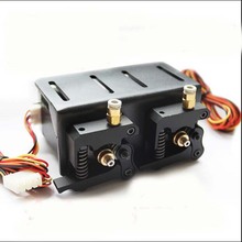 3D printer accessory compact extruder 3D printer double print head extruder MK8 kossel rostock delta ultimaker MK9