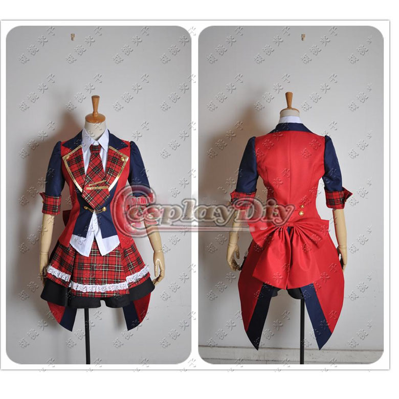 Hot Sale Custom Made AKB0048 Yuko Oshima the 9th Oshima-san Anime Cosplay Costume