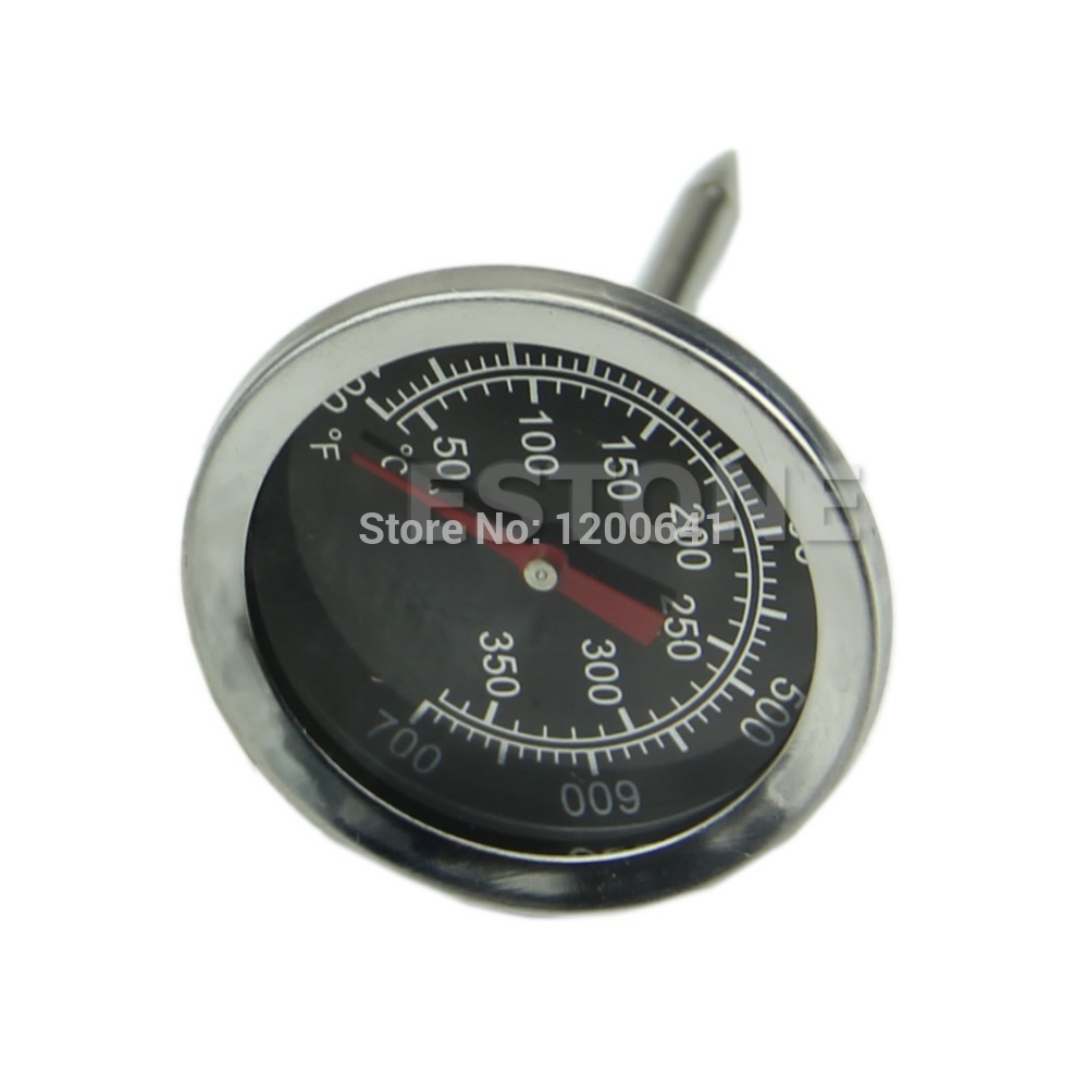 M89 Free Shipping Stainless Steel New Oven Cooking Milk BBQ Meat Food Thermometer Gauge 400 Centigrade