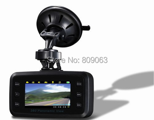 H6000 2 7 360 Degrees Panoramic View Car DVR Recorde with 720P HD Dual Lens Rear