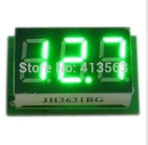 1PCS/LOT, Digital Voltmeter DC 2.7V to 30V Green LED Digital Panel Meter Power Monitor Lithium Battery Indicator #0008