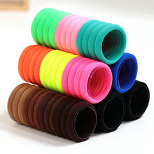24 pcs/set TS Hair accessory basic none seam tousheng ultra high elastic rubber band hair rope headband hair ring for women girl
