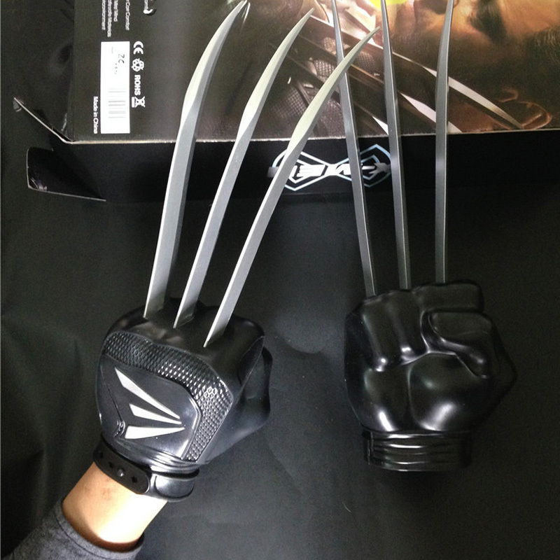 2015 Movie X-MEN The Wolverine claws Wolf Paw Gloves 1 pcs/set Boxed PVC Figure Cosplay Toy