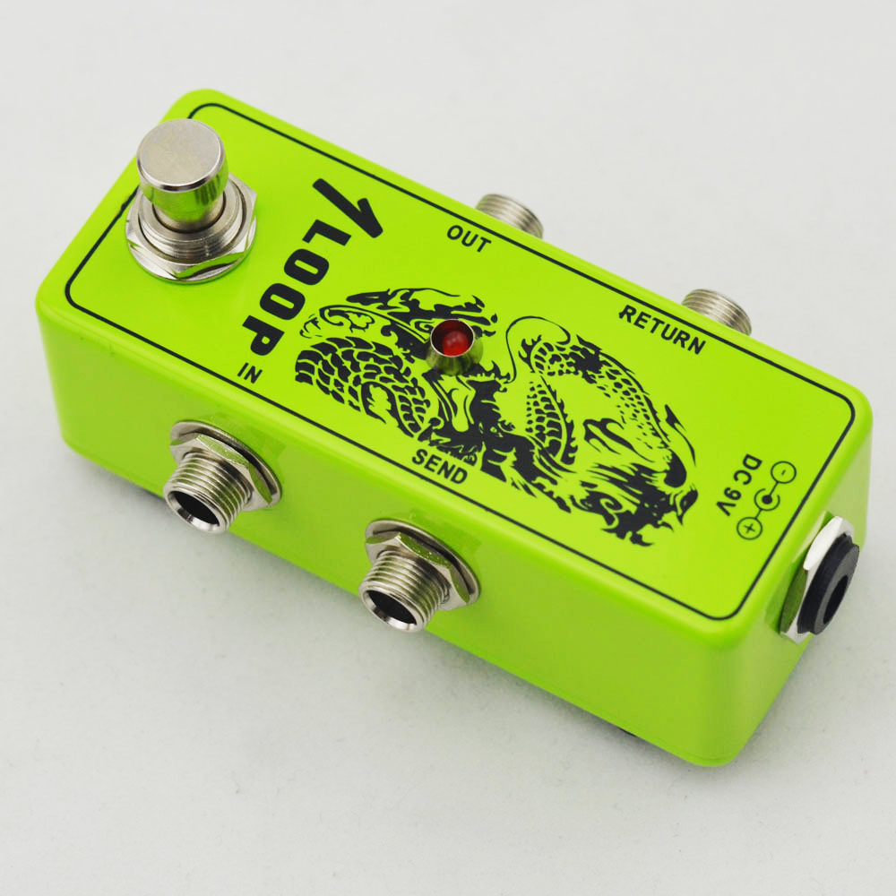 True-Bypass Looper Effect Pedal Guitar Effect Pedal Looper Switcher  true bypass guitar pedal Mini Green Loop switch