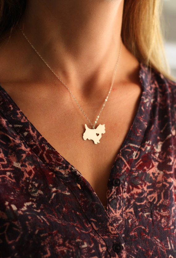 1pc Westie Necklace Westie Jewelry Custom Dog Necklace Westie Dog Pendant Jewelry Christmas Gifts Personalized Pets Dog lovers