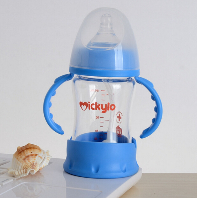 150ML Milk Water Feeding PP Bottle For Baby Child Wide Mouth Nipple Nursing Bottle Through Environmental Monitoring Insulation (6)