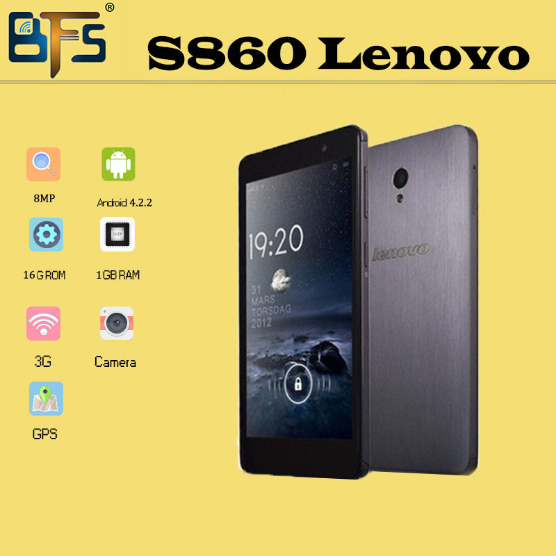 In Stock Original Lenovo S860 Phone Android 4 2 2 MTK6582 Quad Core 1 3Ghz 16GROM