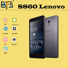In Stock Original Lenovo S860 Phone Android 4.2.2 MTK6582 Quad Core 1.3Ghz 16GROM 5.3 inch 1280*720P 8.0MP camera GPS cell phone
