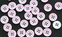 800pcs – pink resin 13mm 4 holes chequer print shiny sewing craft diy buttons smooth touch or you pick color