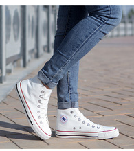 2015 spring and autumn flat bottom shoes lovers high help canvas shoes breathable casual shoes factory