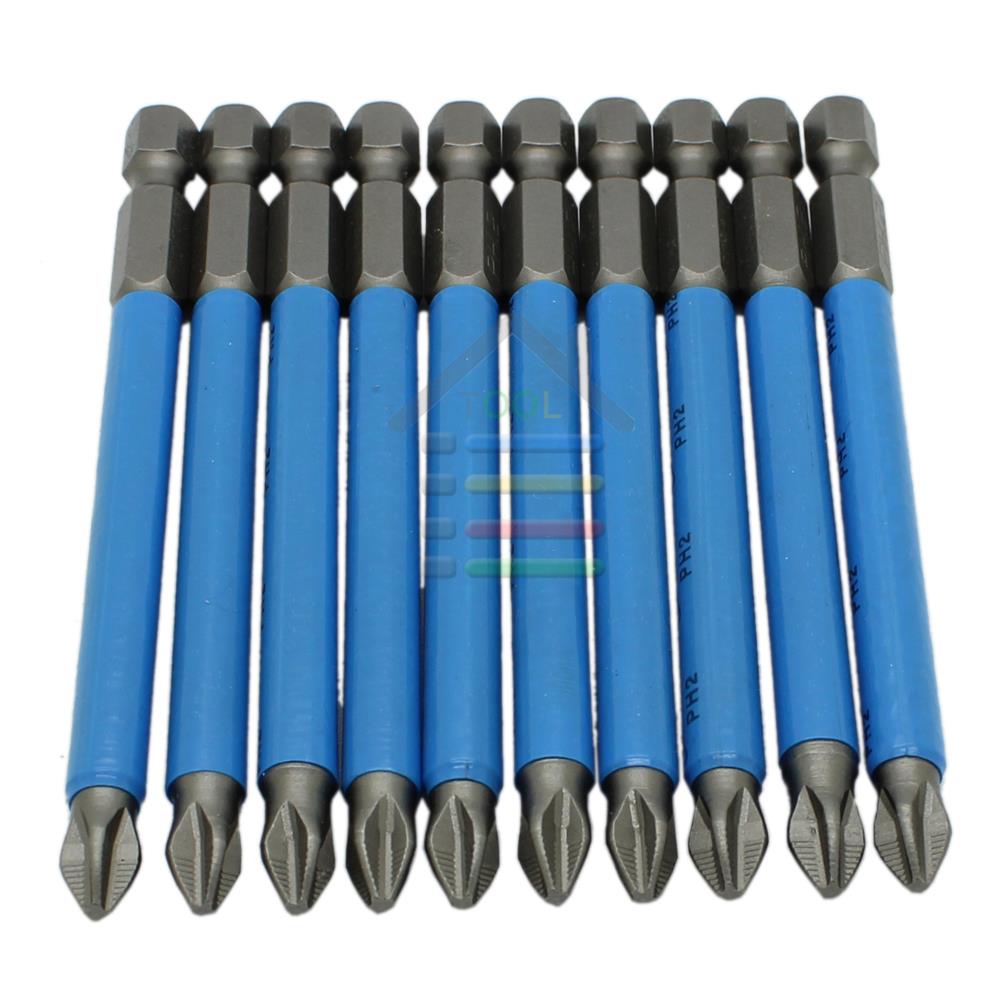 2021 10x Hex Anti Slip Long Impact Electric Screwdriver Bits