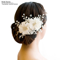 hair ornaments wedding hair accessories Floral Headdress Romantic Lace Hairwear flower wedding bride hair accessories bridal