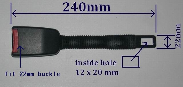 Seat belt extension toyota camry