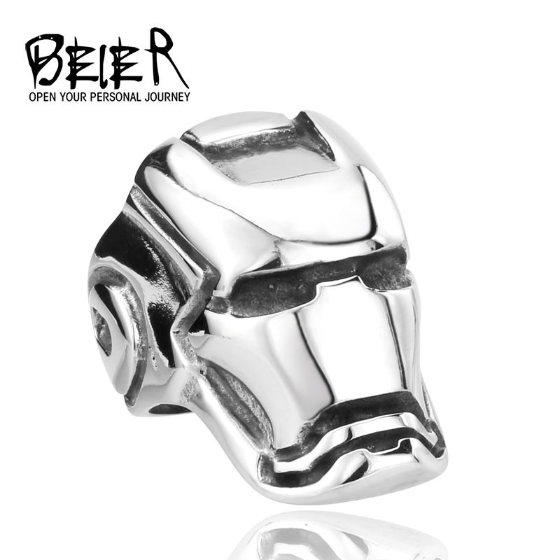 Big Iron Man ring Factory Price 316L Stainless Titanium Steel Punk Heavy Metal Jewelry Brazil USA