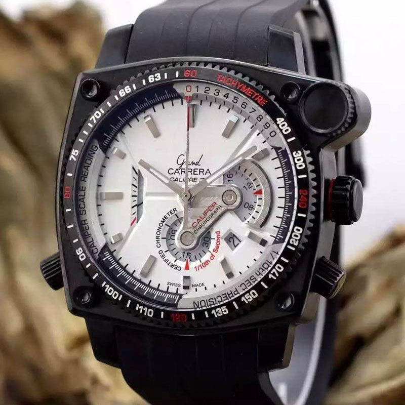 Army Military Watch Men Quartz Grand Chronograph Tachymeter Rotating