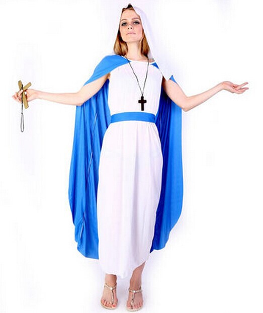 White dress nun costume