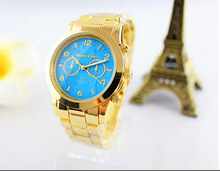 Free shipping New Style Fashion Bear luxury brand watches Women gold Watches Lady Rhinestone Quartz famous