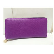 New Women Fashion PU Leather Wallet Zip Around Case Purse Lady Long Handbag Bag