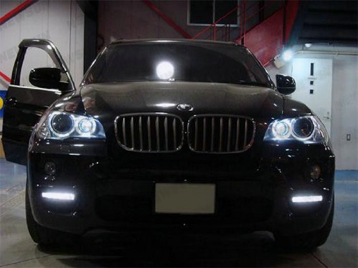 2x-LED-DRL-Daytime-Running-Day-Driving-Fog-Lamp-Light-For-BMW-X5-E70-12W-waterproof (3)
