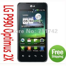 LG 0ptimus 2x p990 Android 2.2 mobile phone,original unlocked LG p990 cell phone 3G WIFI GPS 8MP Free Shipping