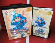 Sega MD game – Rocket Knight Adventures 1 with Box and Manual for 16 bit Sega MD game Cartridge Megadrive Genesis system