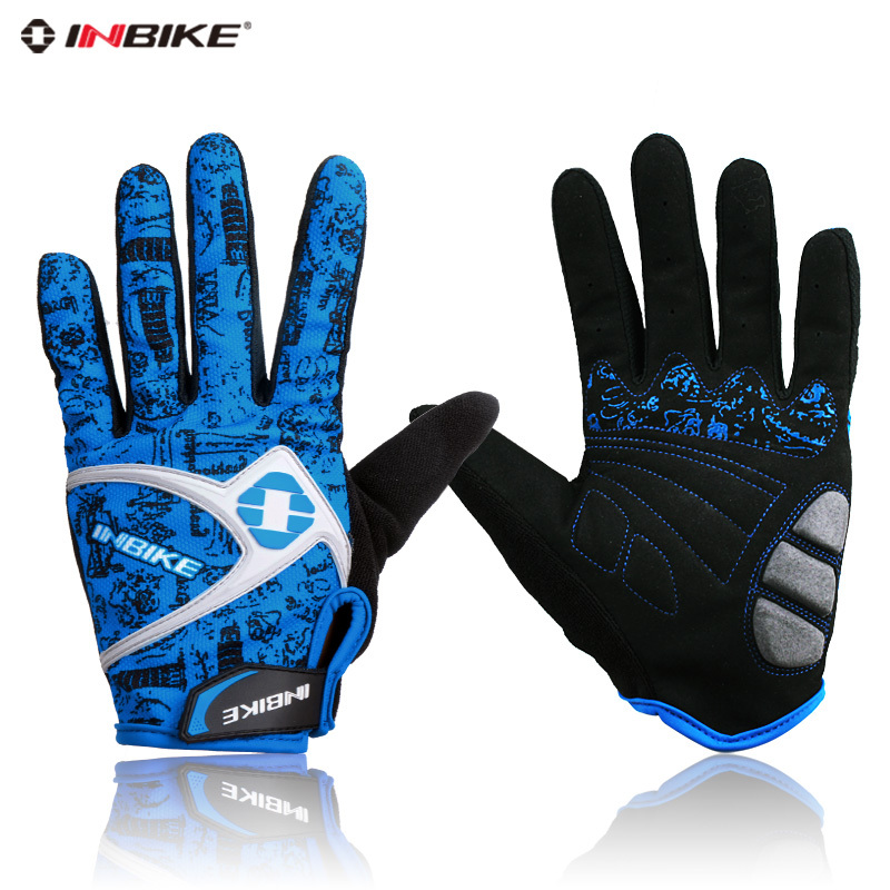 INBIKE Winter Men's Full Finger Cycling Gloves Bicycle MTB Bike Gloves