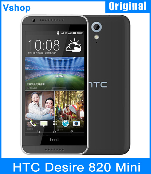 Original Refurbished HTC Desire 820 Mini D820mu Cellphone MSM8916 Android 4 4 RAM 1GB ROM 8GB