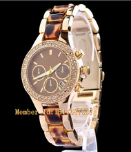 Relogio Feminino 2015 moda marca de lujo oro rosa para Mujer Mulher vestido de cuarzo Reloj de pulsera Reloj Mujer