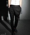 HOT Summer 2016 New fashion tide men clothing non mainstream harem pants trousers boot cut jeans