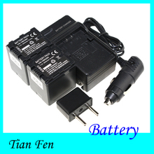 Горячая 2 шт. VW-VBN260 VW VBN260 VWVBN260 аккумуляторная камера аккумулятор + зарядное устройство для Panasonic HDC-SD1 PV-GS80 SDR-H200