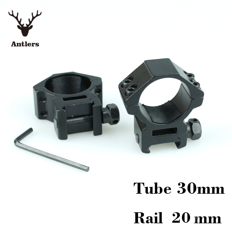 A pair of 30mm RING scope mounts  Weaver/Picatinny Scope Mount size for Flashlight 30mm Free Shipping