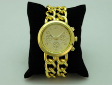 USA M brand Bracelet Strap women dress watch Brand new women lady wristwatch gold and silve