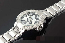 NEW hot sell Luxury Famous Brand Gold Silver Stee man woman Dress wristwatch Luxury Wrist Watch