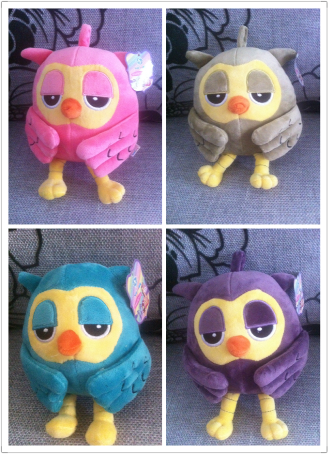 stuffed purple owl