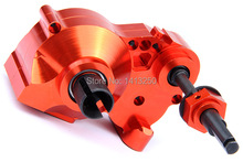 Actualiza CNC metal resistente engranajes diff completo caja TS-H85128 HPI Rovan KM del BAJA 5b 5 t 5sc para piezas de BAJA con el envío gratis