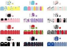 1 ps Nail tool Toenails Stickers New summer styles Fashion nail stickers beauty nail art decorations