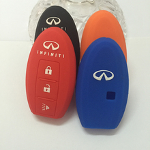 Silicone Key Case Cover for Infiniti G25 FX35 EX25 QX56 FX37 Infiniti remote key case 3