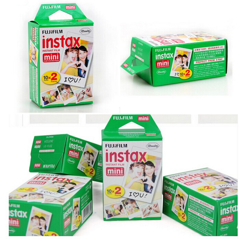 Fujifilm Instax Mini 8 плёнка ( 20 листов ) для камера мгновенных Mini 7 s 25 50 s 90 фотобумага с коробка