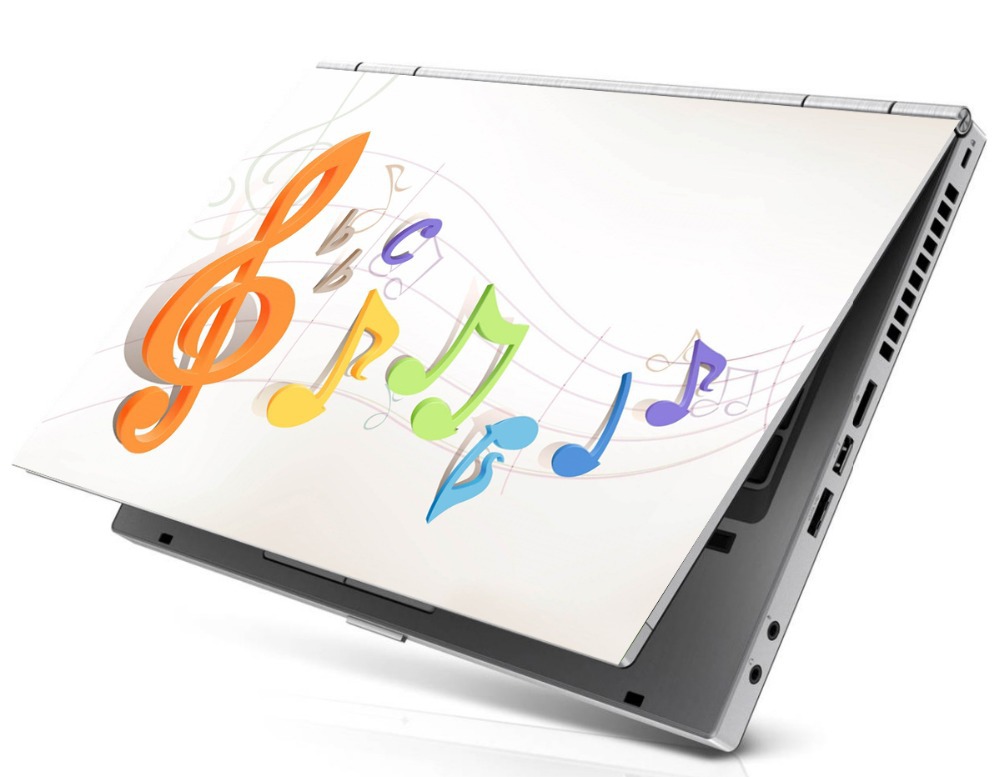 15 6" Laptop Notebook adesivo tampa Decal vinil de proteç u00e3o notas coloridas da música em Cpas Adesivo Queimador De Gordura Peixe Urbano ~ 15 6" Laptop Notebook adesivo tampa Decal vinil de proteç u00e3o notas coloridas da música em Cpas