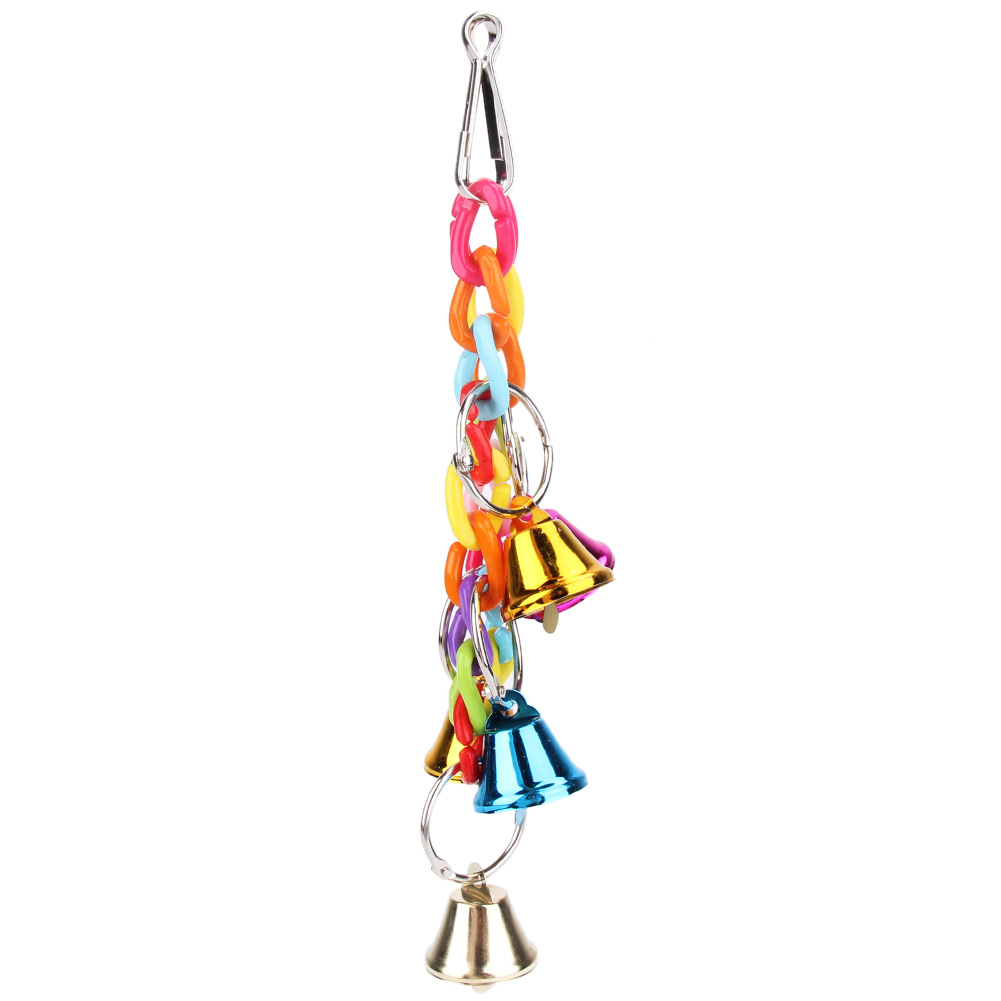 Manyo Parrot Teeth Grinding Toys Bird Squirrel Cuttlefish Bone Chewing Beads With Bell