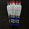 12x Aluminum Arrows Turkey feather for 20 50lbs Longbow Recurve Bow Hunting Archery for 80cm Length
